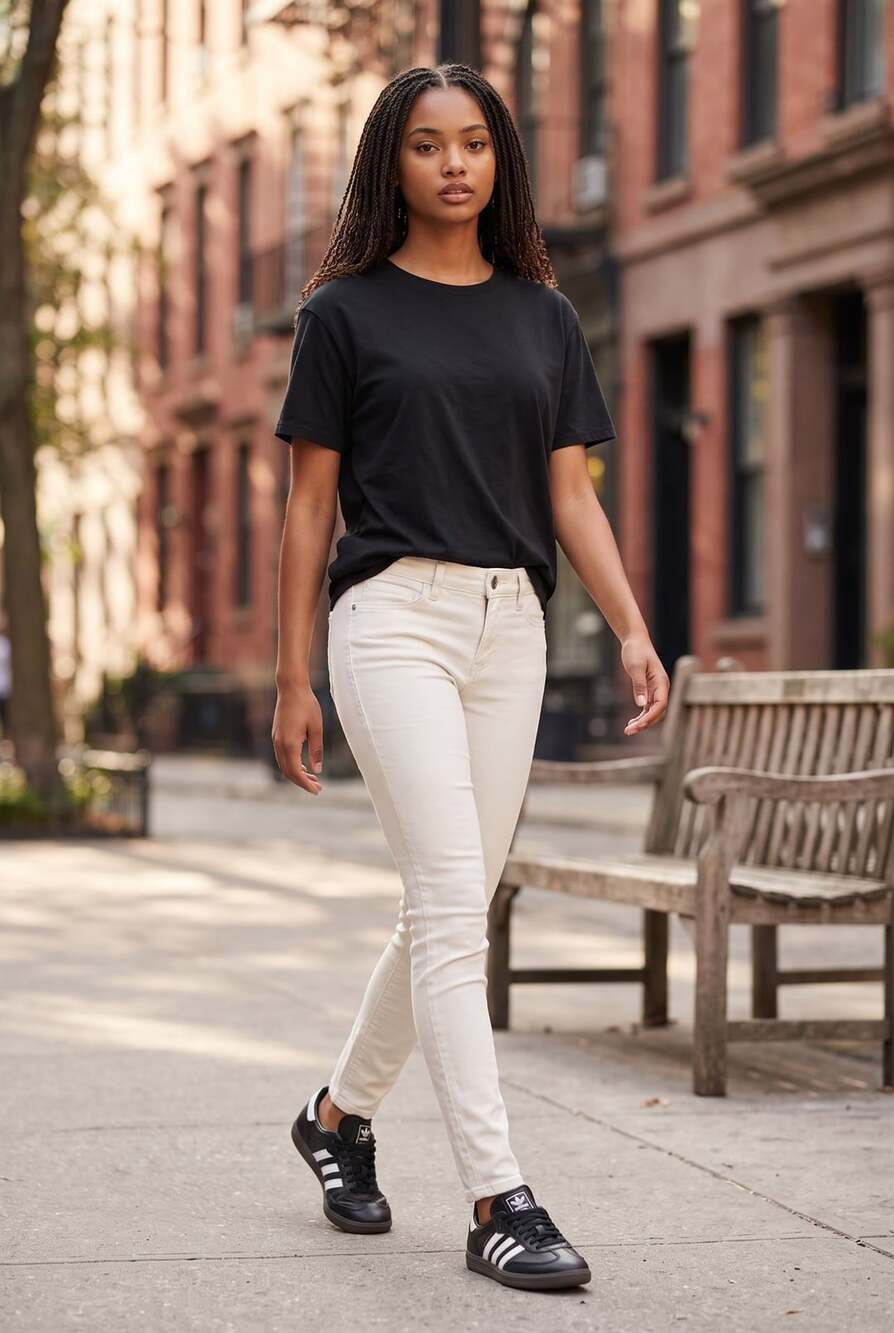 Hollister Skinny Jeans Size W25 L27 White Denim